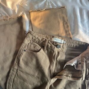Women's Tan Jeans